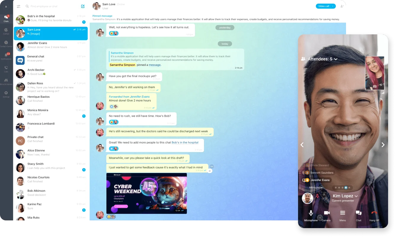 Online workspace for the whole team