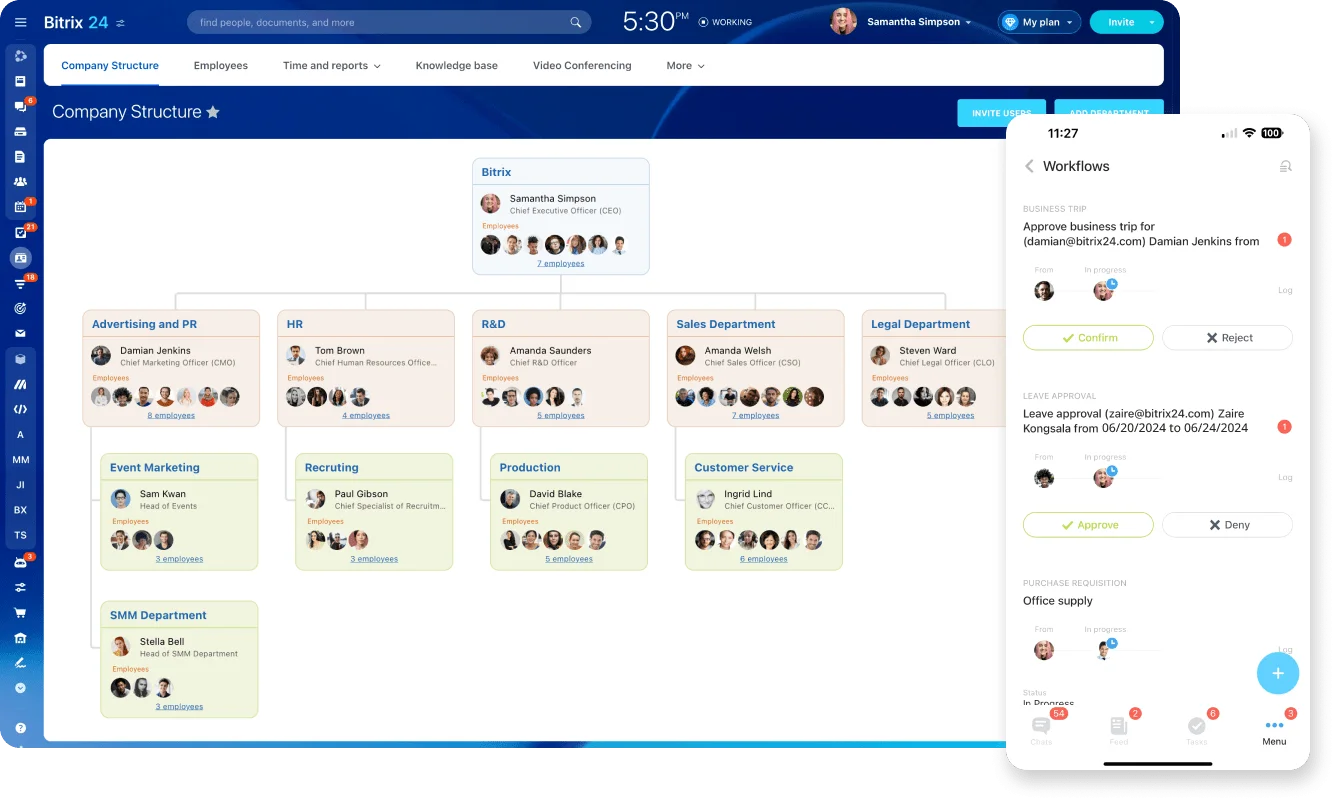 HR management & workflow automation